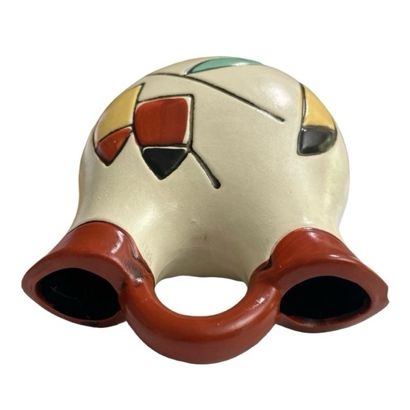 INDIAN WEDDING PITCHER
Vase Glazed Pottery Native
American - Picture 6 of 13